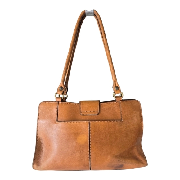 Patricia Nash Satchel Rienzo Women  Florence Leather Brown Designer Embossed - Picture 2 of 16